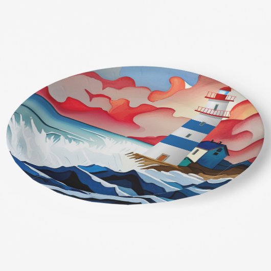 灯台 ペーパープレート (アングル)