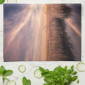 灯台 |ボーディアイランドアウターバンクNC キッチンタオル (折り畳み)