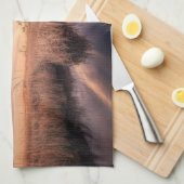 灯台 |ボーディアイランドアウターバンクNC キッチンタオル (四つ折り)