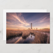 灯台 |ボーディアイランドアウターバンクNC サンキューカード (正面/裏面)