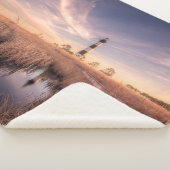 灯台 |ボーディアイランドアウターバンクNC シェルパブランケット (3/4)