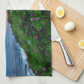 灯台 |ポイントライトハウスブリストルメイン キッチンタオル (四つ折り)