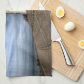 灯台 |ポイント・ベッツィ・レイク・ミシガン キッチンタオル (四つ折り)