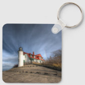 灯台 |ポイント・ベッツィ・レイク・ミシガン キーホルダー (裏面)