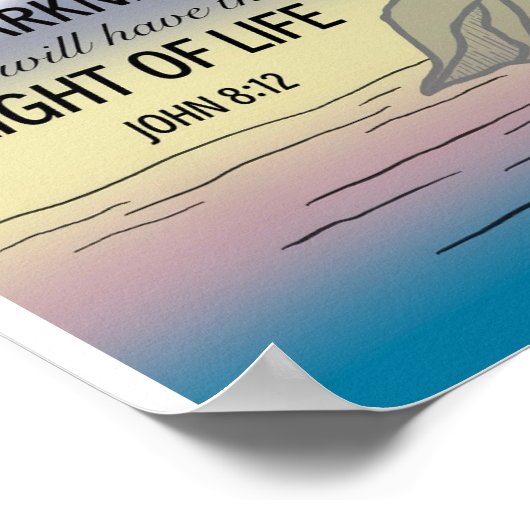 灯台 ポスター (角)