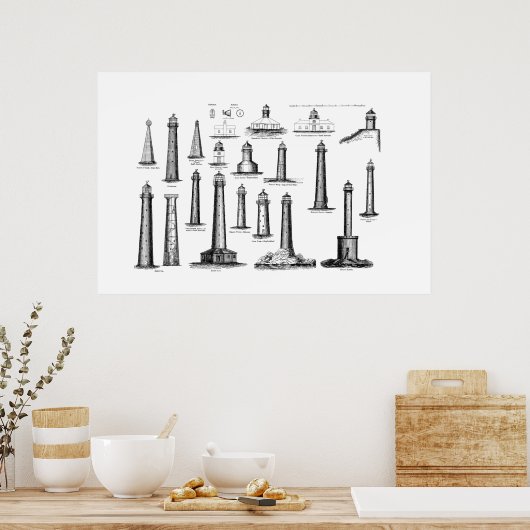 灯台 ポスター (キッチン)