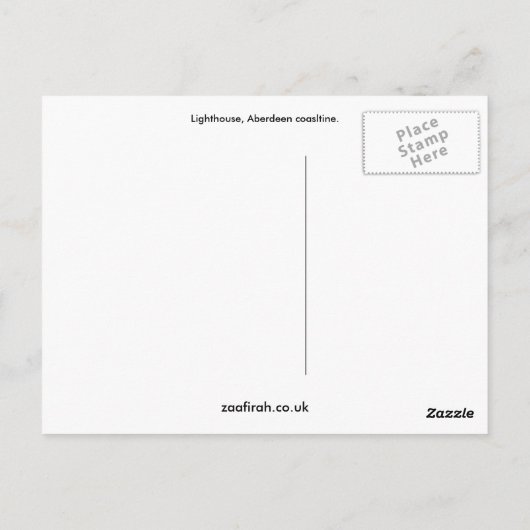 灯台 ポストカード (裏面)