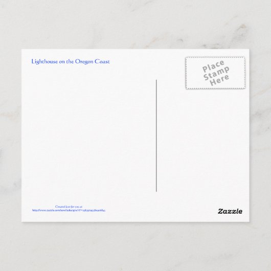 灯台 ポストカード (裏面)