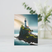 灯台、ポストクロッシング用はがき ポストカード (スタンド正面)