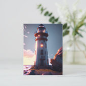 灯台、ポストクロッシング用はがき ポストカード (スタンド正面)