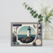 灯台、ポストクロッシング用はがき ポストカード (スタンド正面)