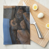 灯台 |ポートクライド・メイン・ライトハウス キッチンタオル (四つ折り)