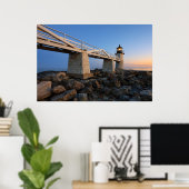 灯台 |ポートクライド・メイン・ライトハウス ポスター (ホームオフィス)