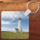 灯台 |マサチューセッツ州ライトハウス キーホルダー (裏面)