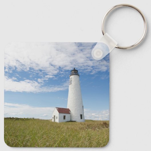 灯台 |マサチューセッツ州ライトハウス キーホルダー (裏面)