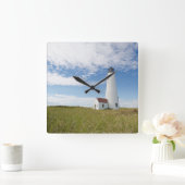 灯台 |マサチューセッツ州ライトハウス スクエア壁時計 (ホーム)