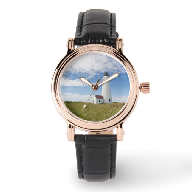 灯台 |マサチューセッツ州ライトハウス 腕時計 (正面)