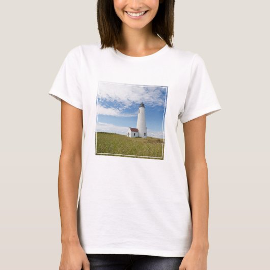 灯台 |マサチューセッツ州ライトハウス Tシャツ (正面)