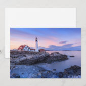 灯台 |メイン，エリザベス岬 サンキューカード (正面/裏面)