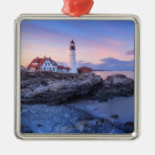 灯台 |メイン,エリザベス岬 メタルオーナメント (正面)