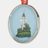 灯台 メタルオーナメント (左)