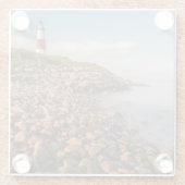 灯台 |モントークポイント ガラスコースター (裏面)