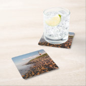 灯台 |モントークポイント スクエアペーパーコースター (インサイチュ)