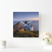 灯台 |ライトハウスケープブレット・ニュージーランド スクエア壁時計 (ホーム)