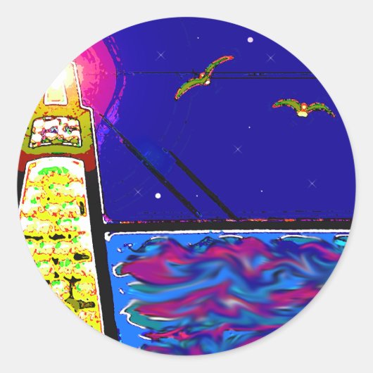 灯台 ラウンドシール (正面)