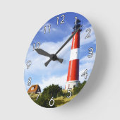 灯台 ラウンド壁時計 (傾斜)
