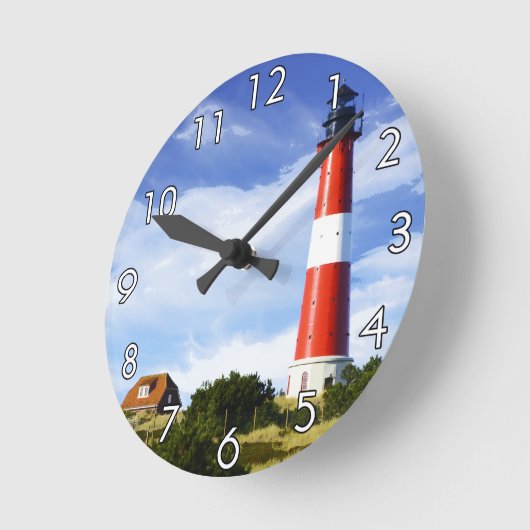 灯台 ラウンド壁時計 (傾斜)