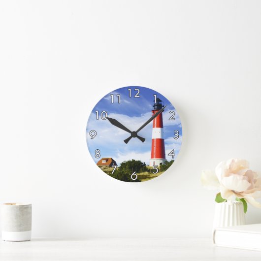灯台 ラウンド壁時計 (ホーム)
