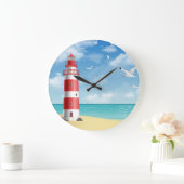 灯台 ラージ壁時計 (ホーム)