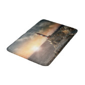 灯台 |レッド&ホワイトライトハウス バスマット (アングル)