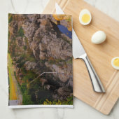 灯台 |ロックポートライトハウスメイン キッチンタオル (四つ折り)