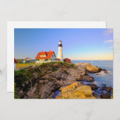 灯台 |ロックポートライトハウスメイン サンキューカード (正面/裏面)