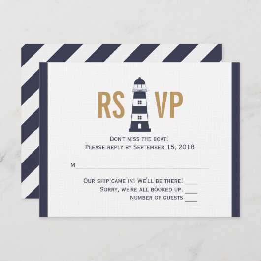 灯台 出欠カード (正面/裏面)