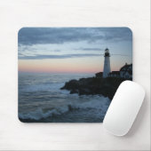 灯台、壮麗な日没! マウスパッド (マウス)