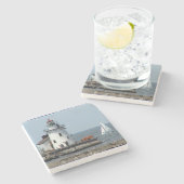 灯台（夏） ストーンコースター (横)