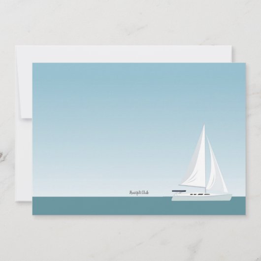 灯台 招待状 (裏面)