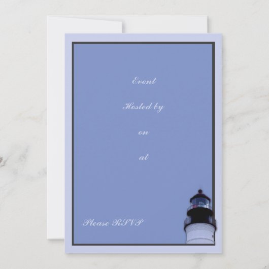 灯台 招待状 (裏面)