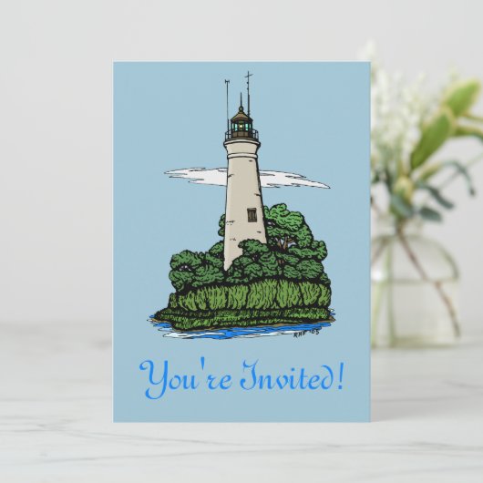 灯台 招待状 (スタンド正面)