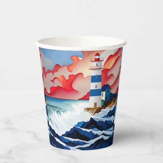 灯台 紙コップ (左)