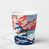 灯台 紙コップ (正面)