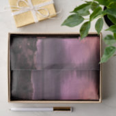 灯台 紫色天空 日落 湖 薄葉紙 (ギフト)