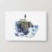 灯台 缶バッジ (正面)