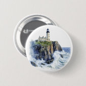 灯台 缶バッジ (正面&裏面)