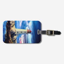 灯台 – 荷物タグ（名刺スロット付き）