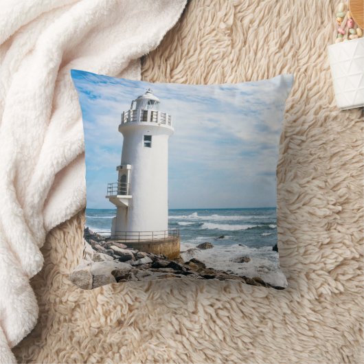 灯台 |豊橋市灯台 クッション (ブランケット)