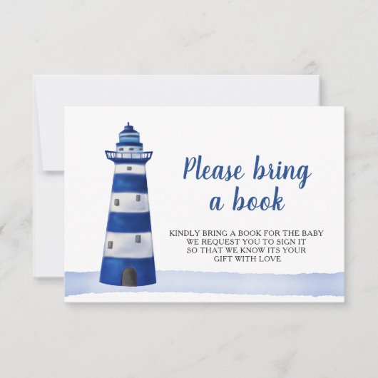 灯台 | 赤航海のちゃんシャワーで本を持ってくる 招待状 (正面)